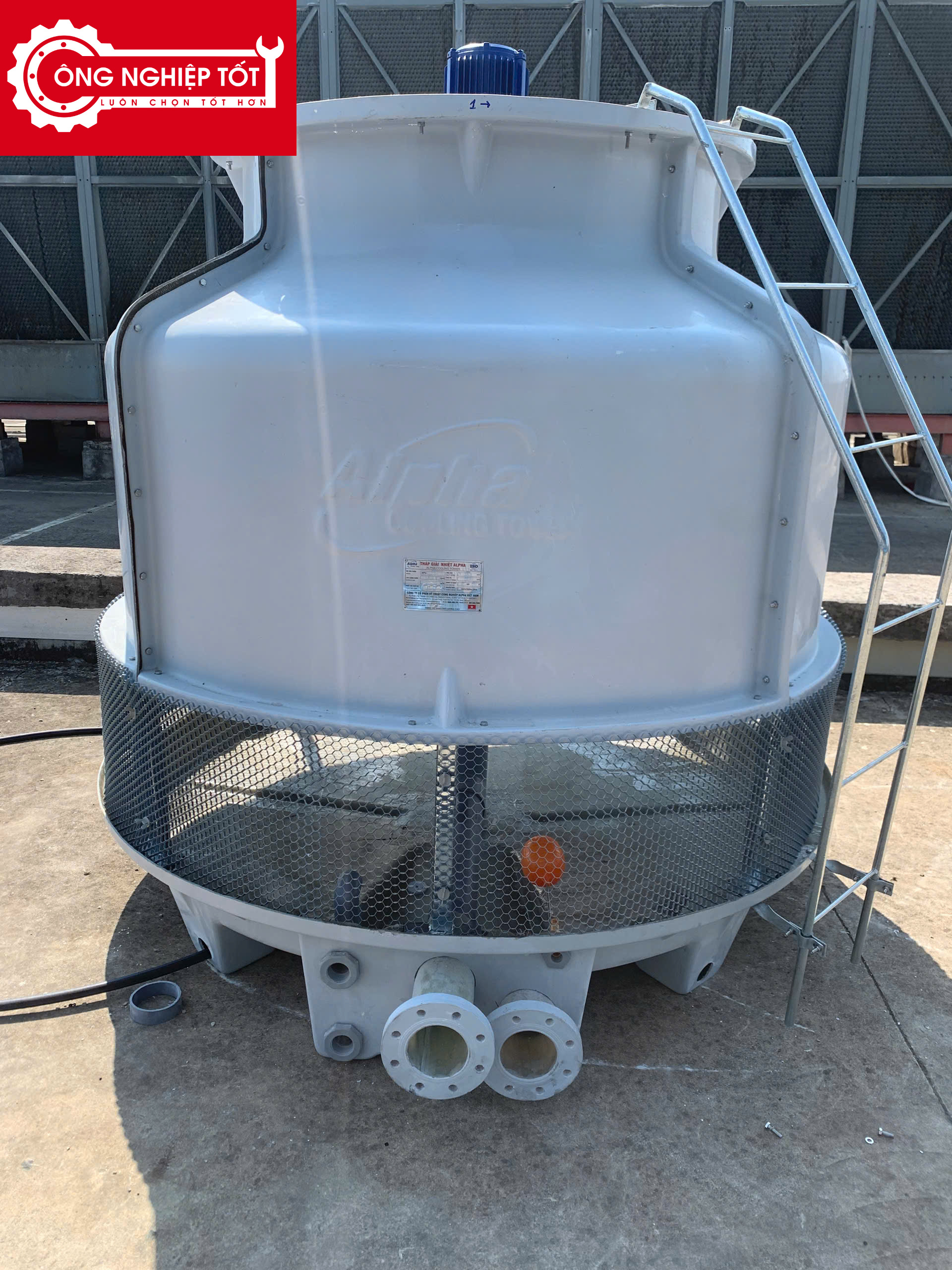 Hình ảnh thực tế tháp giải nhiệt Alpha 50RT